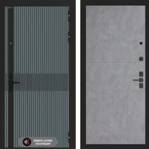 Входная дверь ISSIDA 21 - Бетон светлый