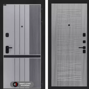Входная дверь SKYLAB 06 - Сандал серый