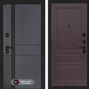 Входная дверь EVOLAB 03 - Орех премиум